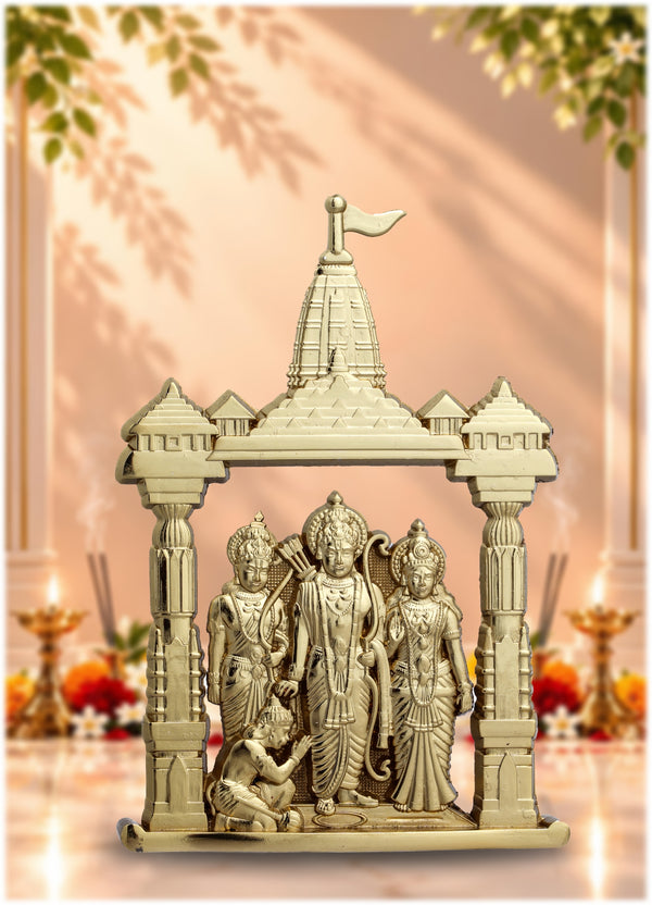 Ram Darbar 2D Idol Gold Finish 4.5 Inch