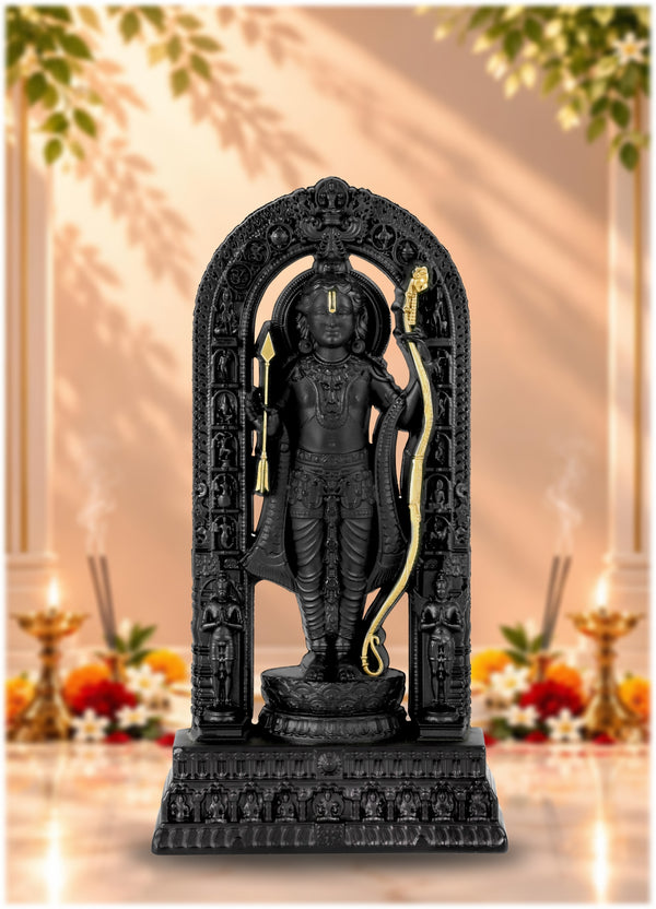 Ram Lalla Idol Black Finish 4 Inch