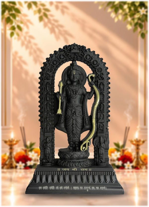 Ram Lalla Idol Black Finish 7 Inch