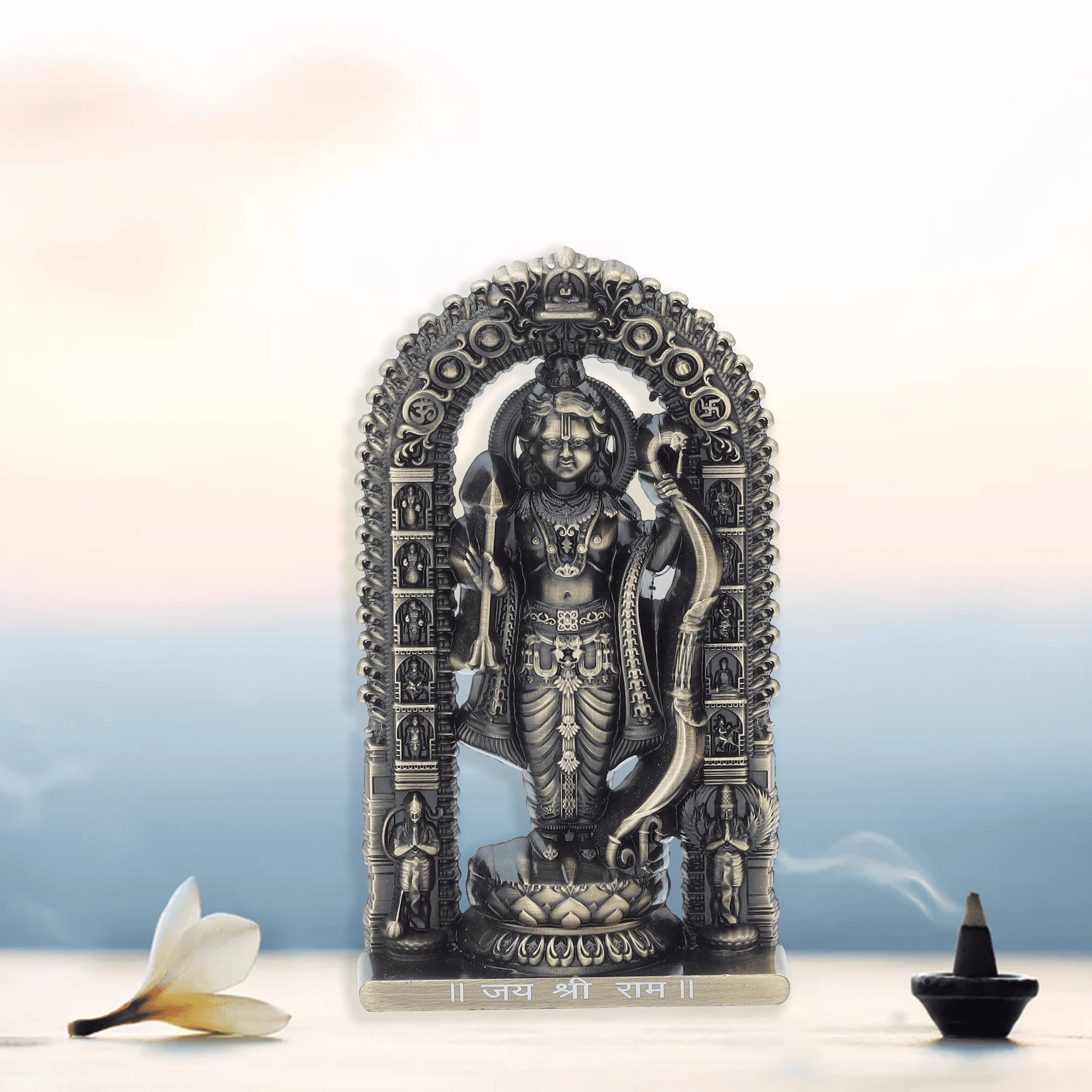 Shree Ram Lalla Murti 4.5 inch (Brass Antique)