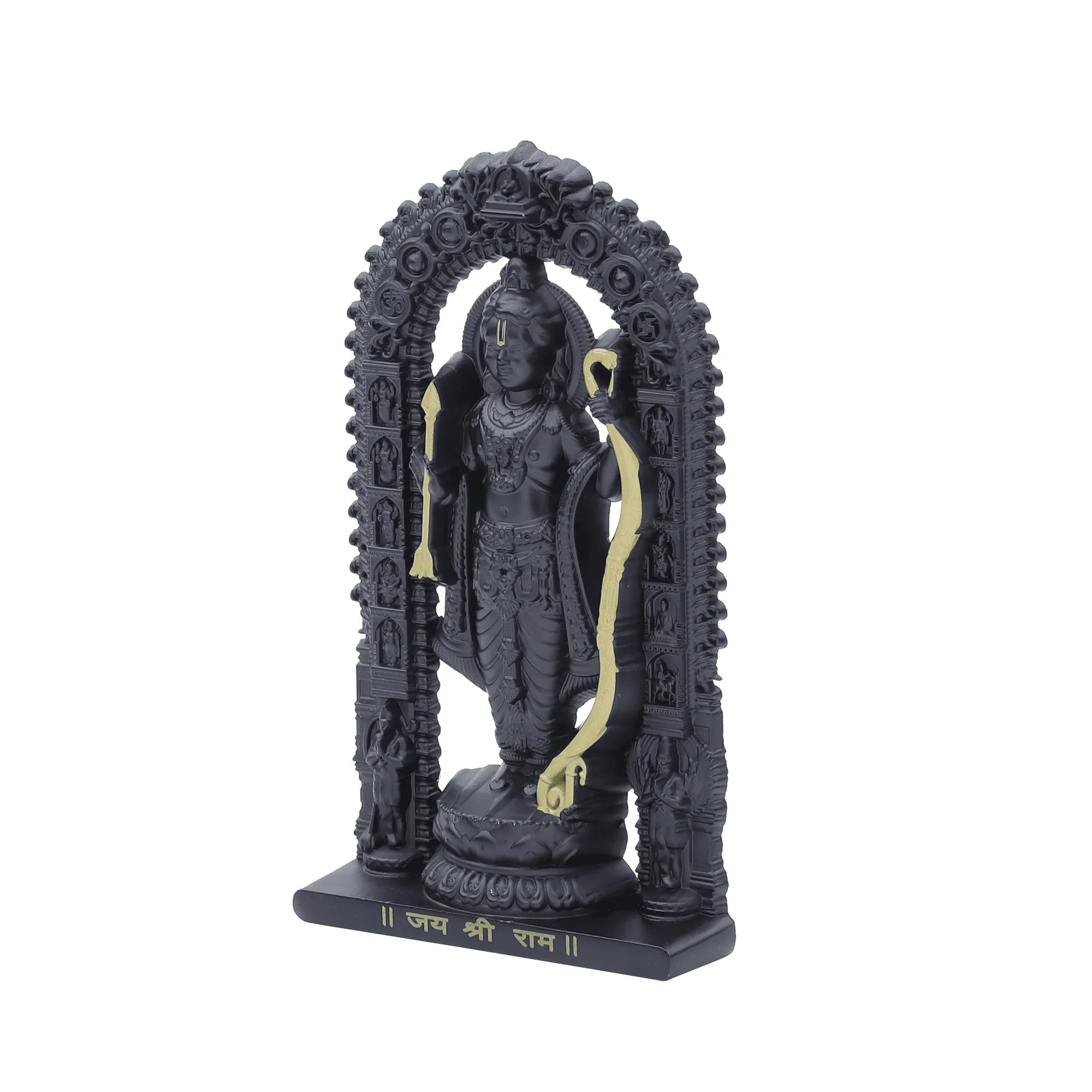 Shree Ram Lalla Murti 4.5 inch (Black/Gold)