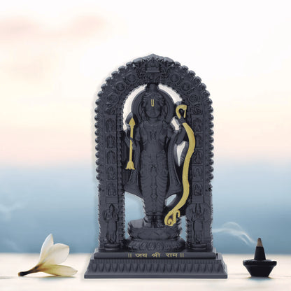 Shree Ram Lalla Murti 7 inch (Black/Gold)