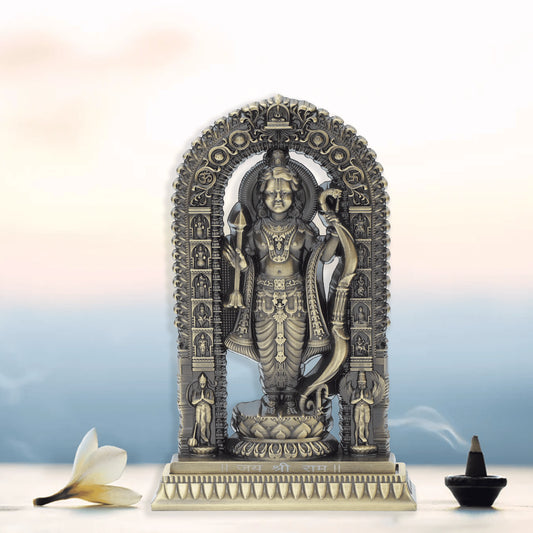 Shree Ram Lalla Murti 7 inch (Brass Antique)