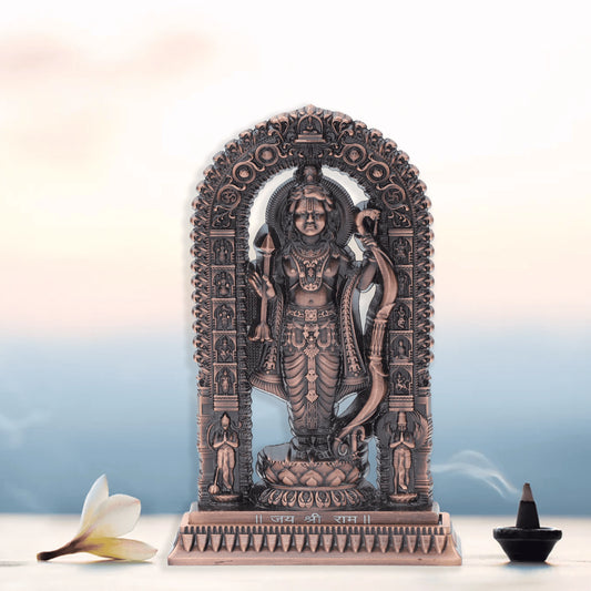 Shree Ram Lalla Murti 7 inch (Copper Antique)