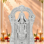 Tirupati Balaji Idol Silver Finish 4.5 Inch