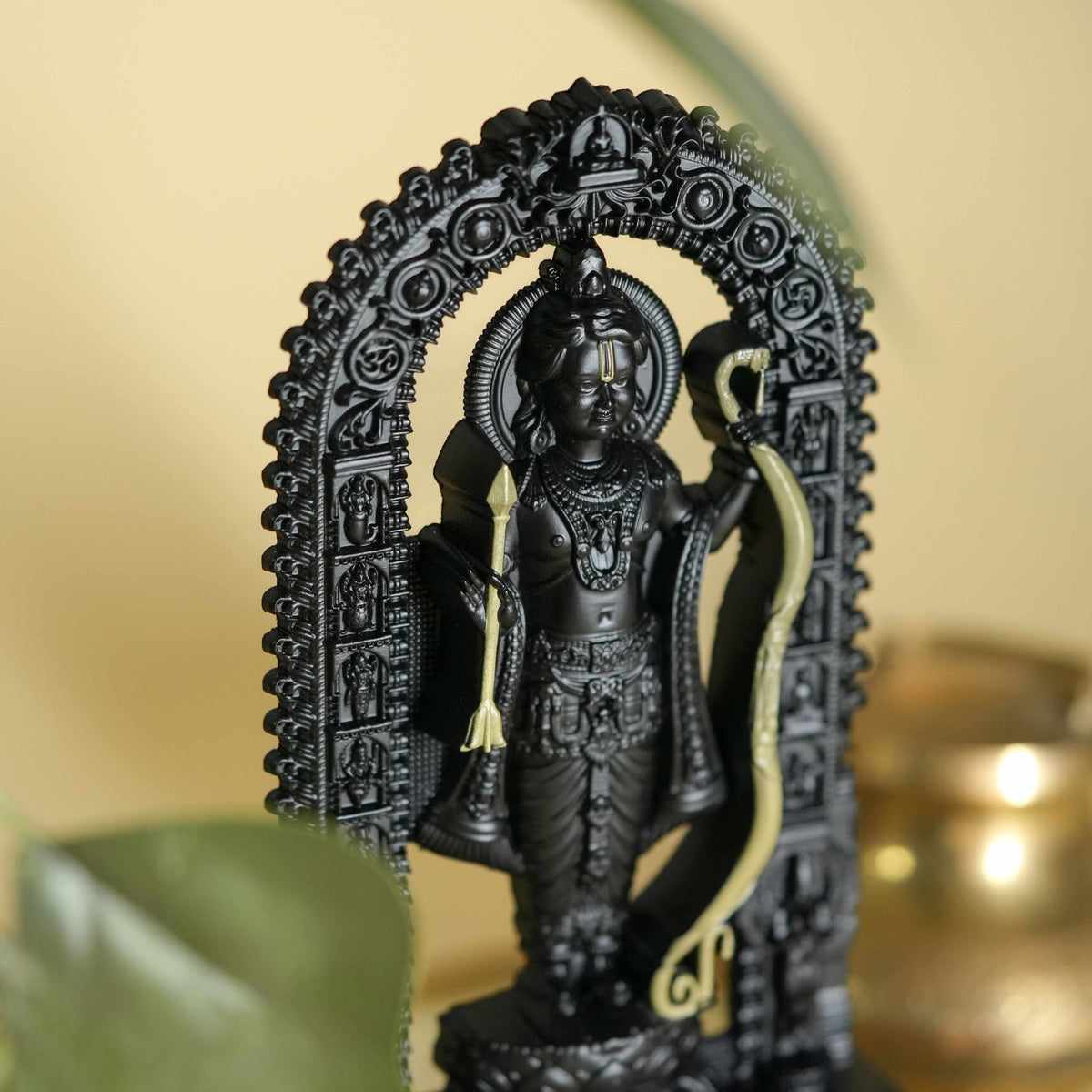 Ram Lalla Idol Black Finish 7 Inch