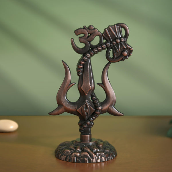 Small Trishul Copper Finish 3 Inch