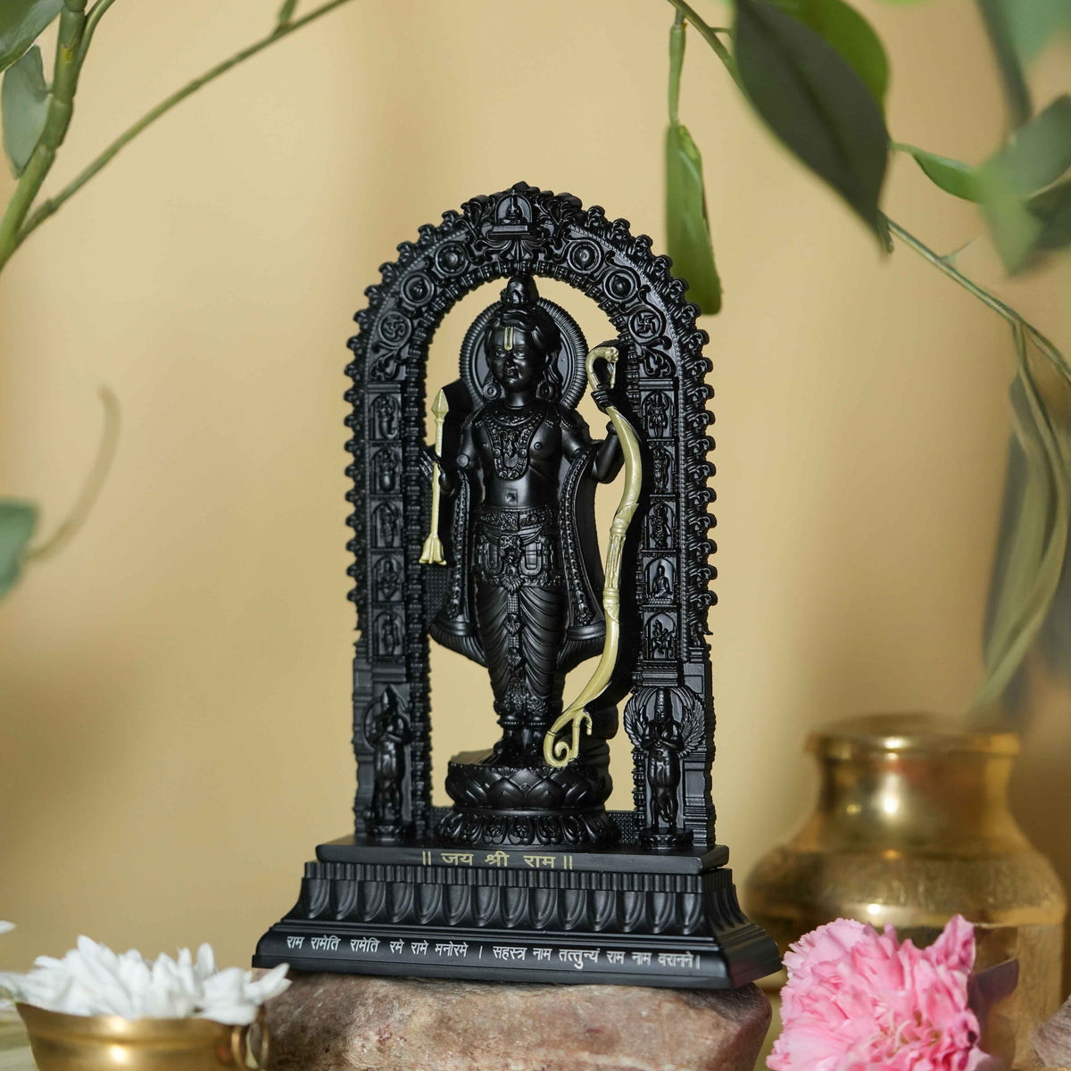 Ram Lalla Idol Black Finish 7 Inch