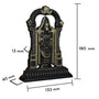 Tirupati Balaji Idol Black Finish 7 Inch