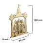 Ram Darbar 2D Idol Gold Finish 4.5 Inch