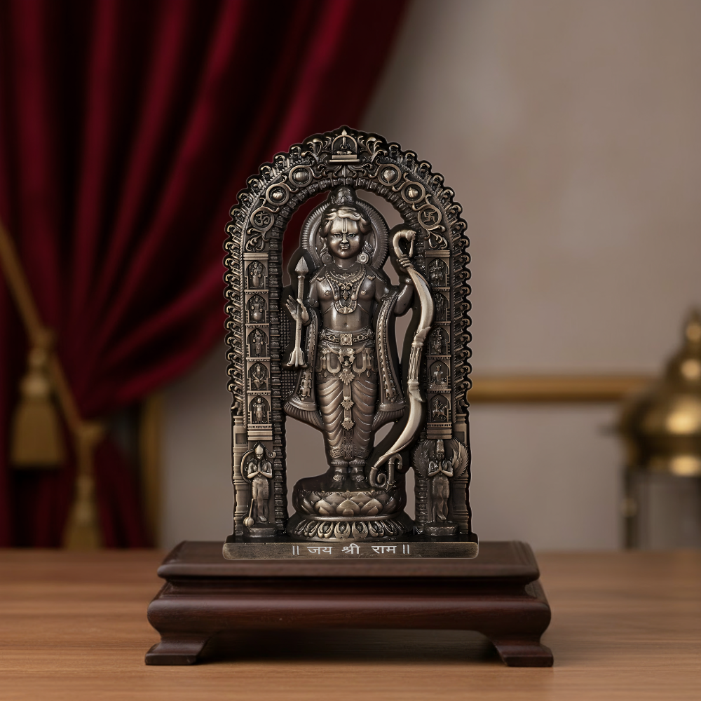 Shree Ram Lalla Murti 3 inch (Brass Antique)