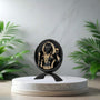 Small Round Ram Lalla Idol Black Finish 3.2 Inch