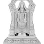 Tirupati Balaji Idol Silver Finish 5.5 Inch