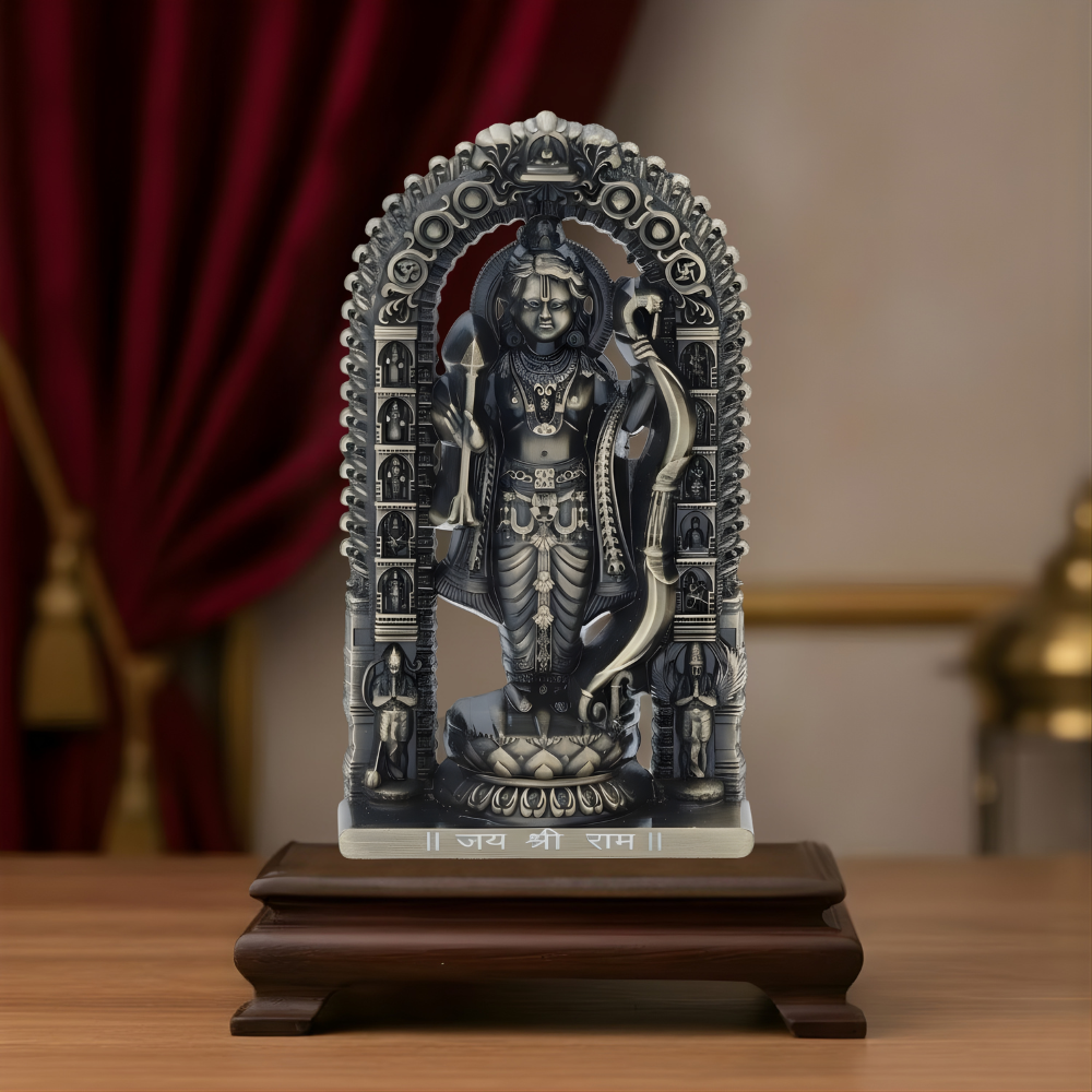 Shree Ram Lalla Murti 4.5 inch (Brass Antique)
