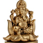 Ganeshji Idol Gold Finish 5.25 Inch