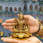 Lakshmiji Idol Gold Finish 5.25 Inch