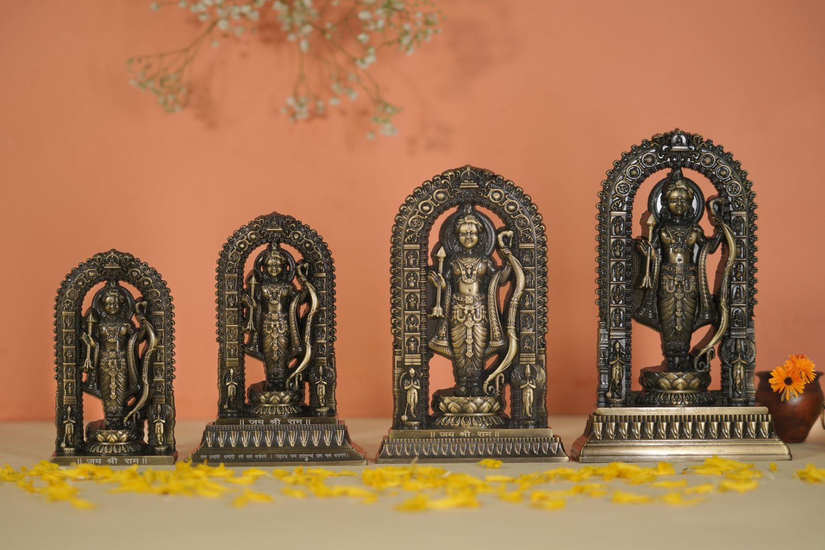 Shree Ram Lalla Murti 5.5 inch (Brass Antique)