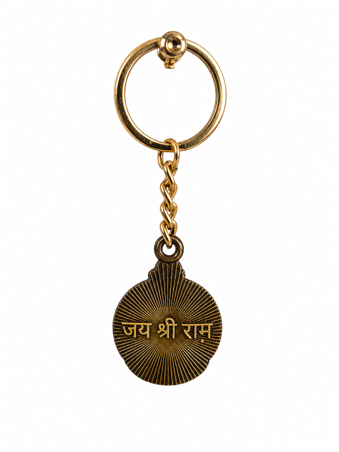 Ram Keychain Brass Antique Finish