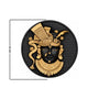 Shreenathji Fridge Magnet Black Finish 2.4 Inch