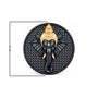 Ganeshji Fridge Magnet Black Finish 2.4 Inch