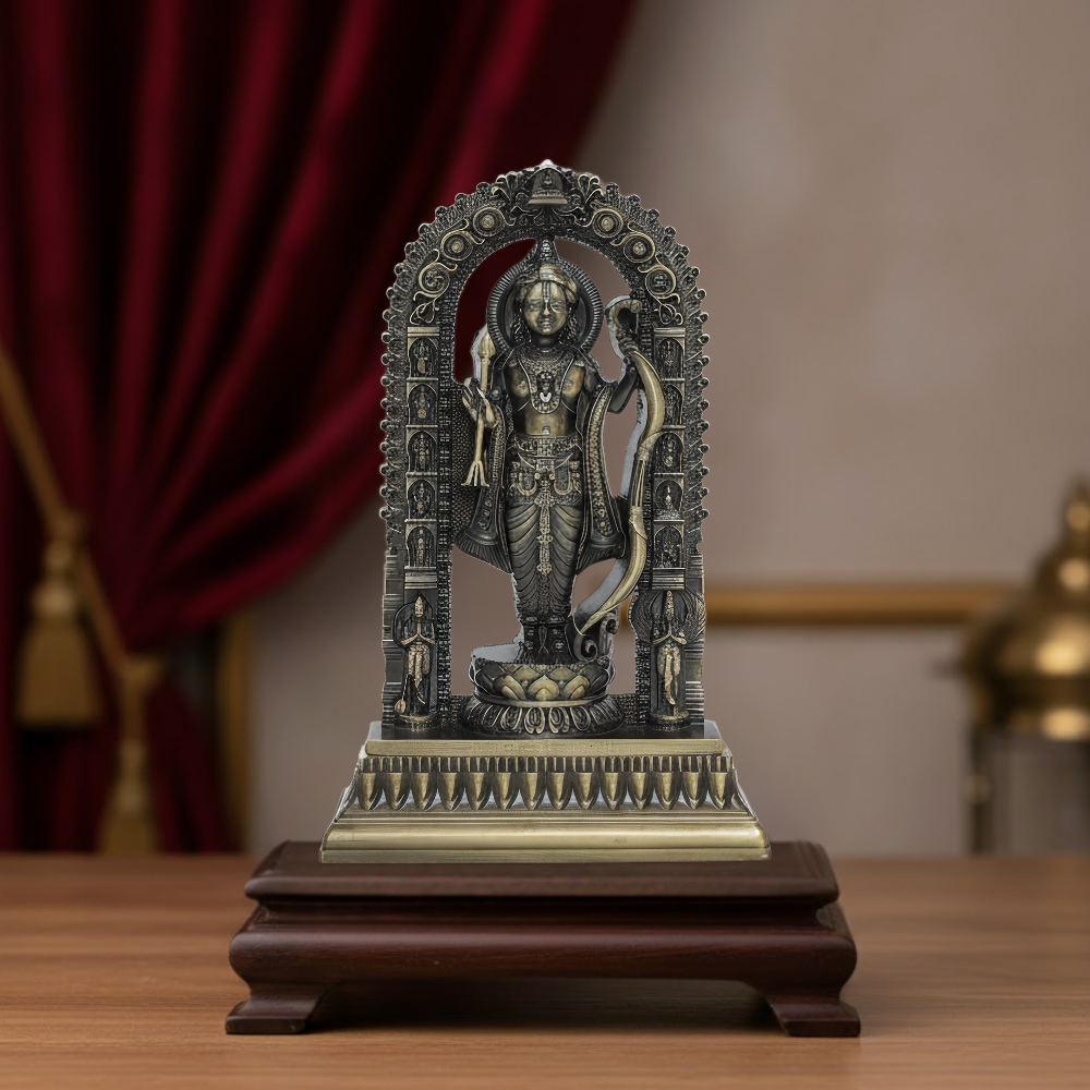 Shree Ram Lalla Murti 5.5 inch (Brass Antique)