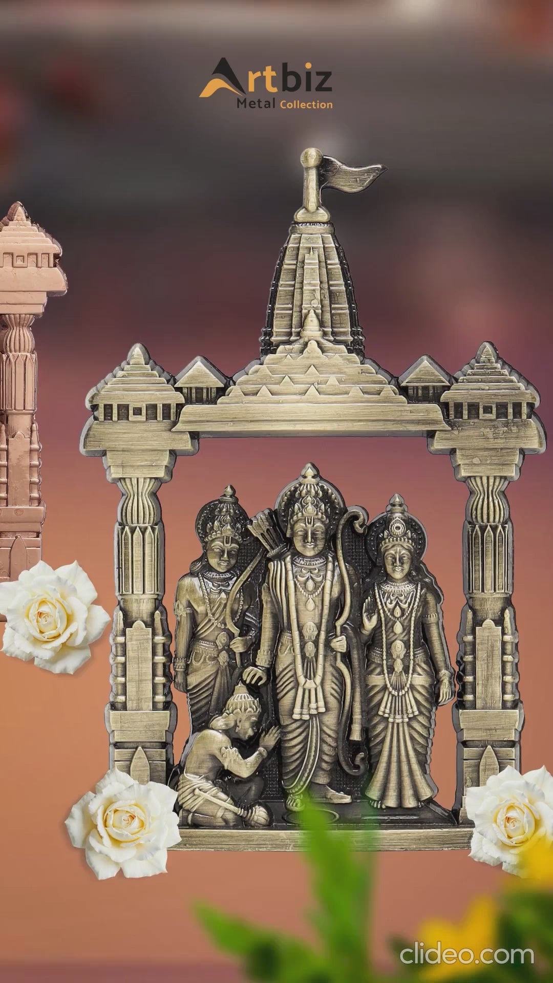 Combo 7 (Ram Jula, 3" Ram Lalla Murti, Ram Darbar, Keychain)