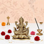 Lakshmiji Idol Gold Finish 5.25 Inch