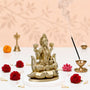 Lakshmiji Idol Gold Finish 5.25 Inch