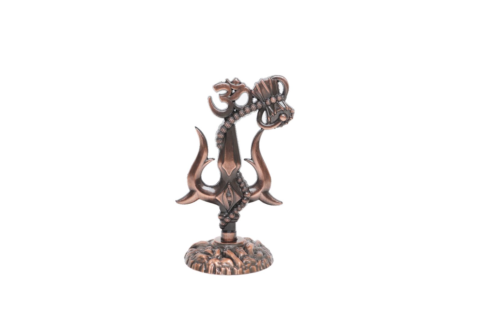Om Shivay Trishul (Copper)(3 Inch)