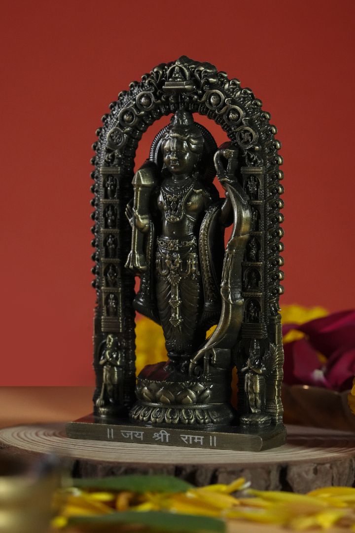 Shree Ram Lalla Murti 4.5 inch (Brass Antique)
