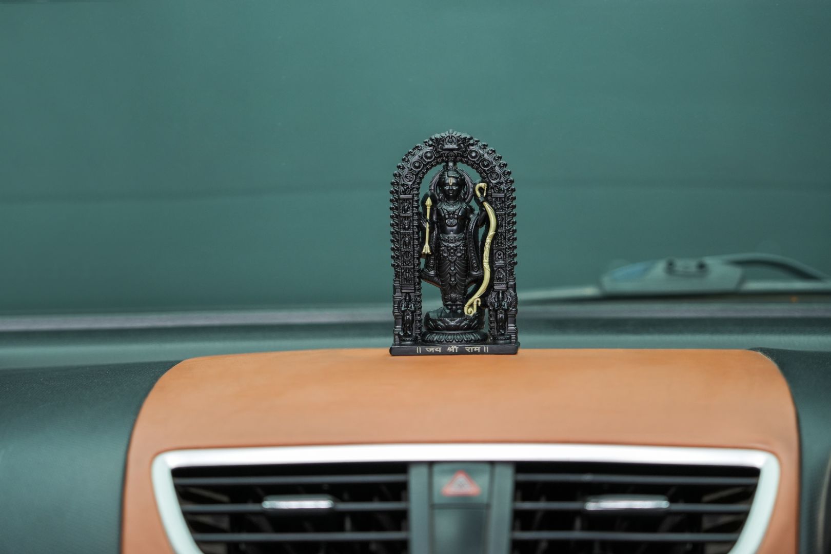 Shree Ram Lalla Murti 4.5 inch (Black/Gold)