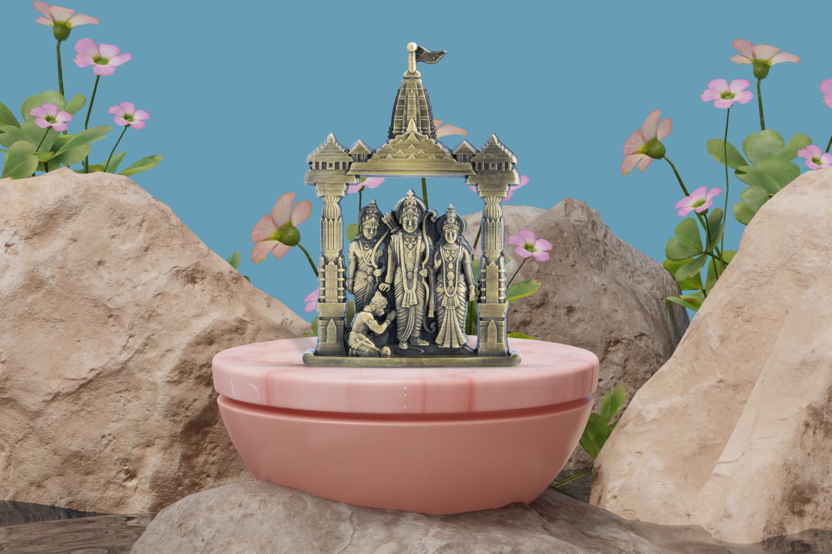 Ram Darbar (Brass Antique)