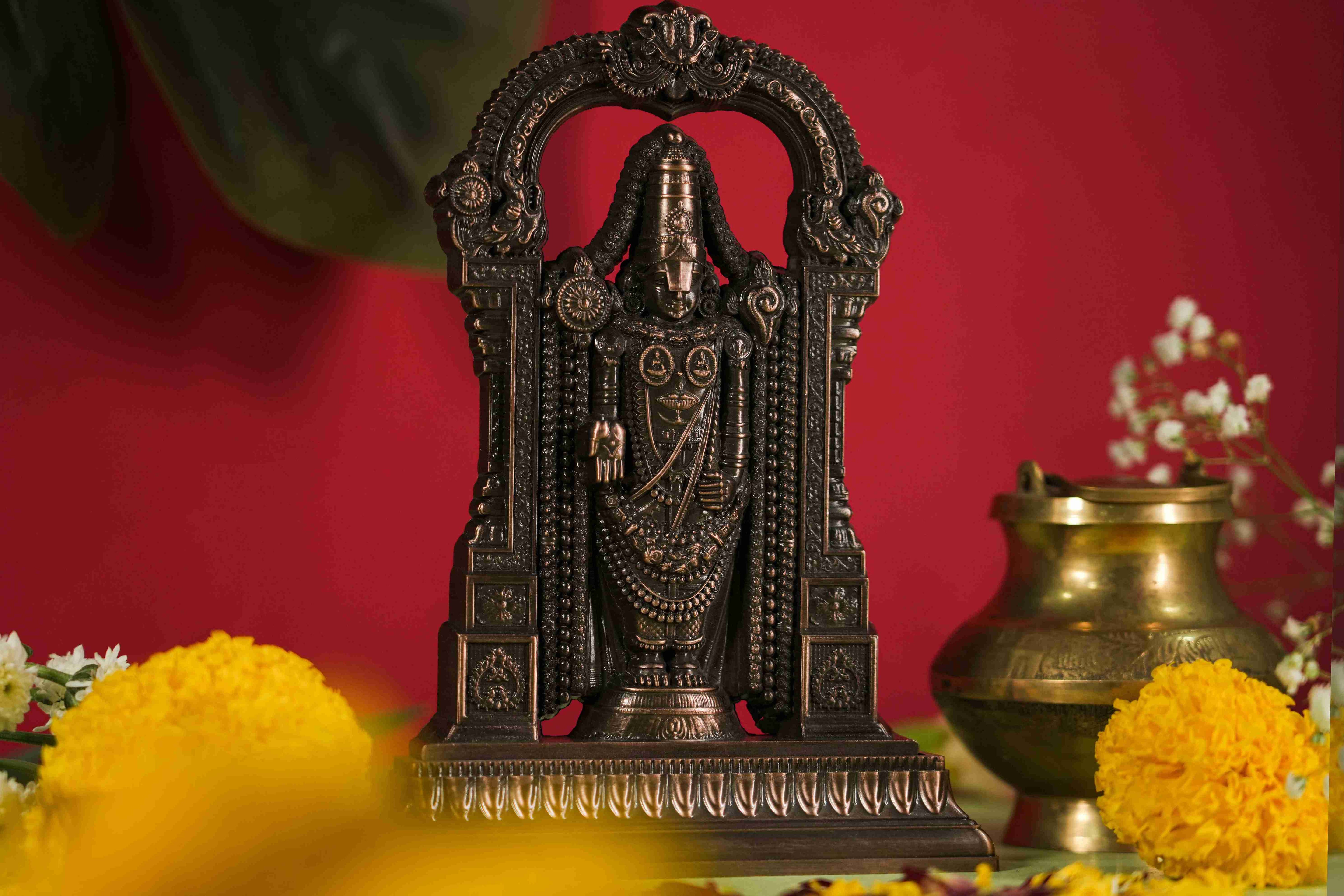 Tirupati Balaji Idol (Copper)
