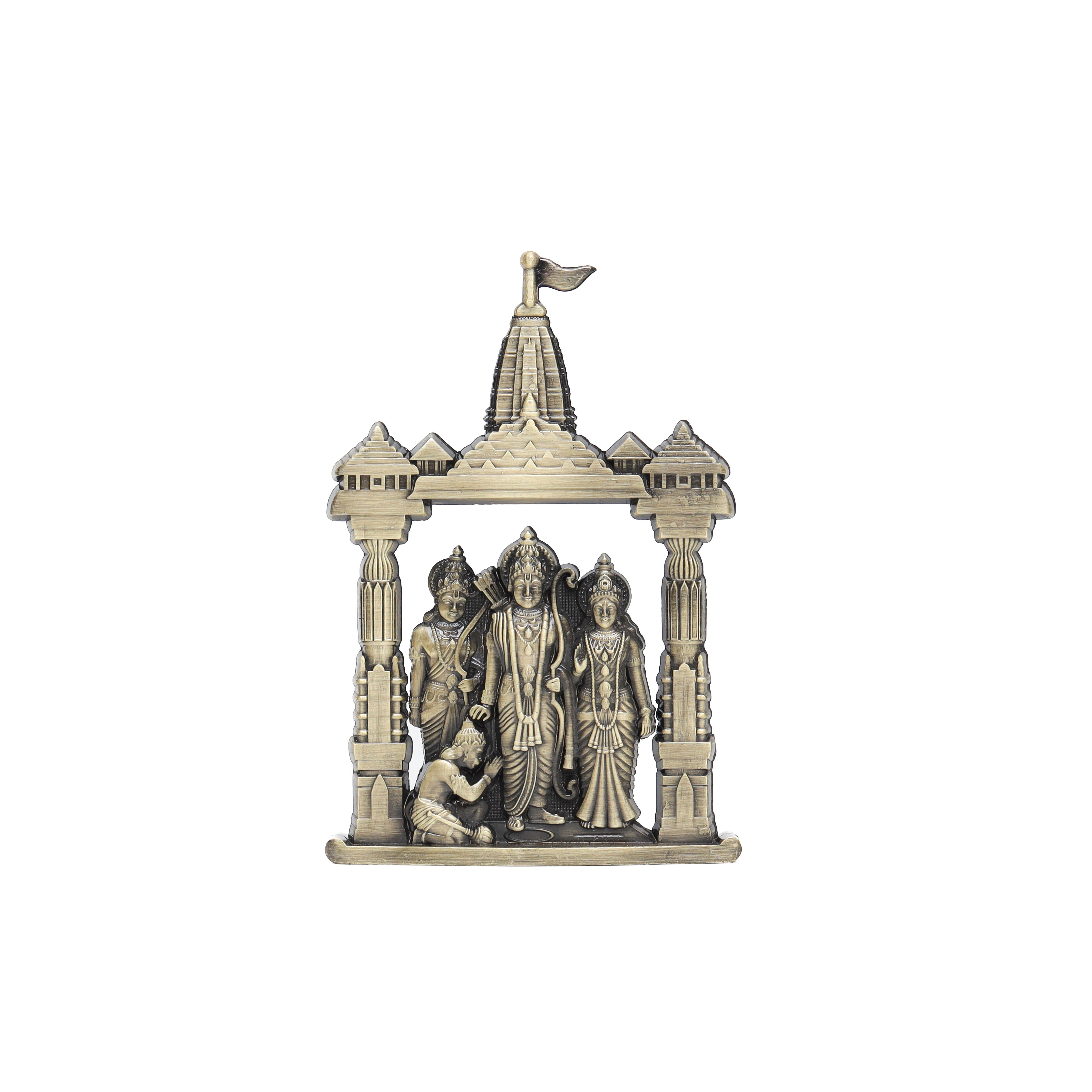 Shri Ram Darbar idol set crafted with fine artistry