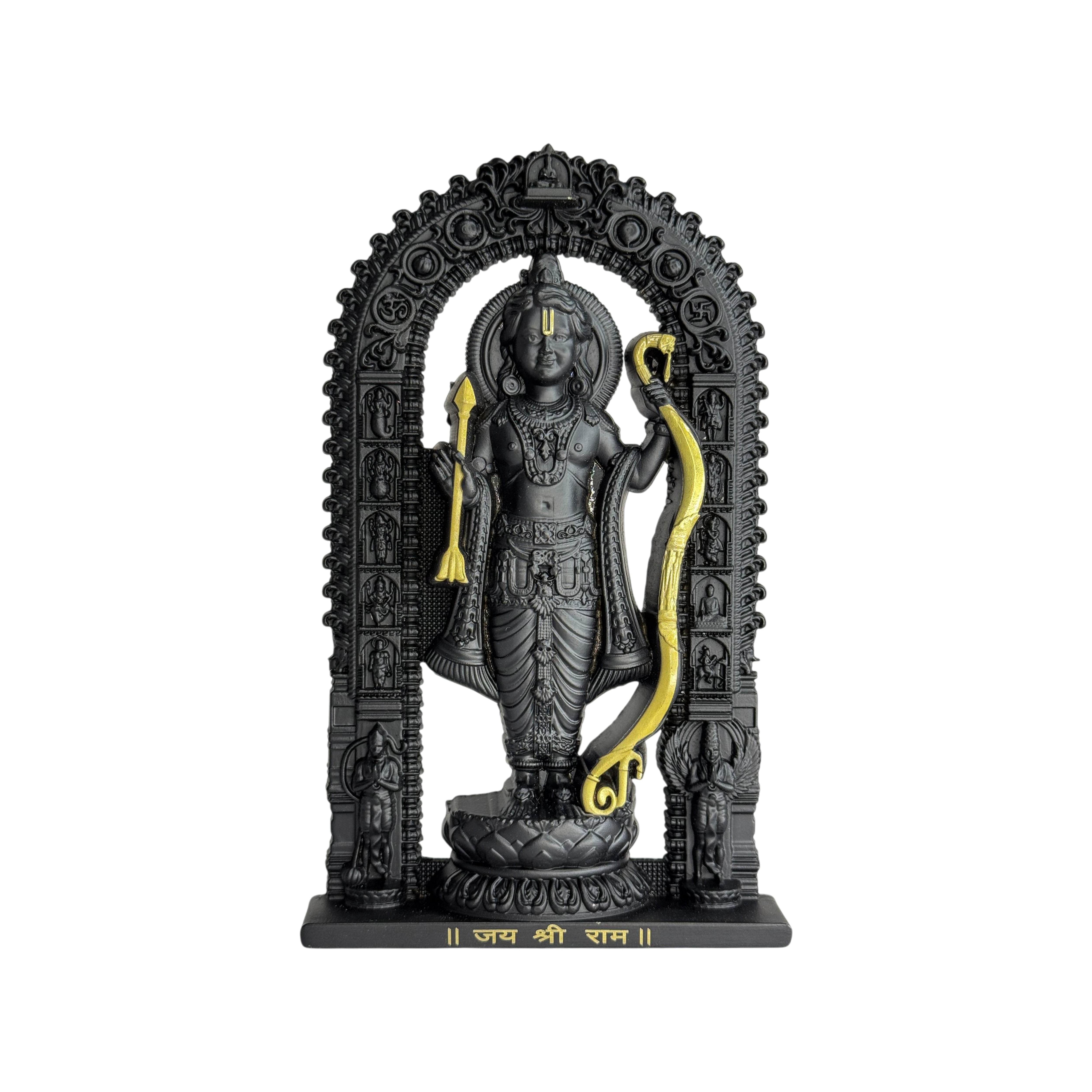 Shree Ram Lalla Murti 6 inch (Black&Gold)